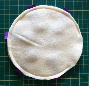Round circles sewn together