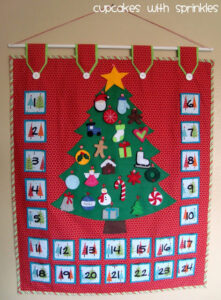 Hand sewn Advent Calendar 