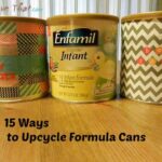 upcycled baby formula cans